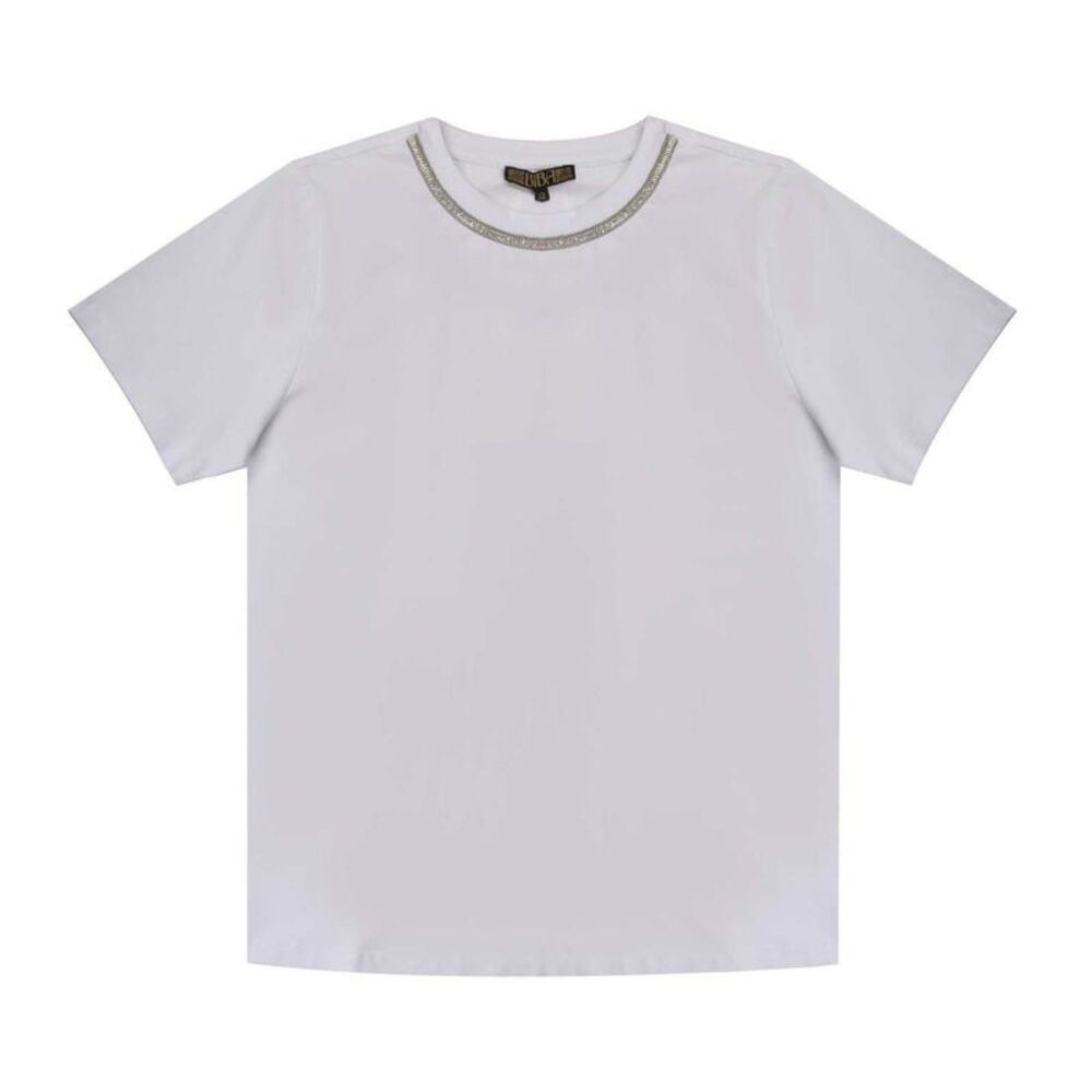 Biba Womens/Ladies Crew Neck Regular T-Shirt / White